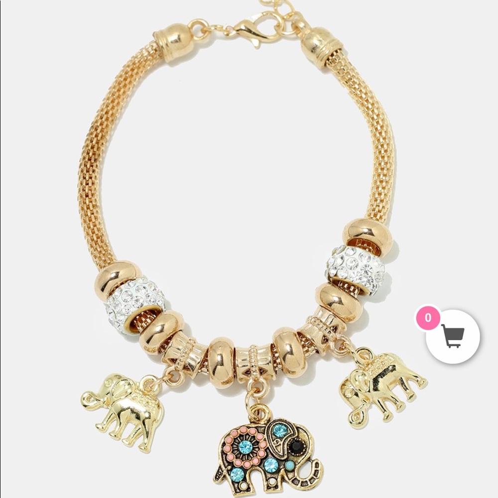 🆕 Elephant Charm Bracelet